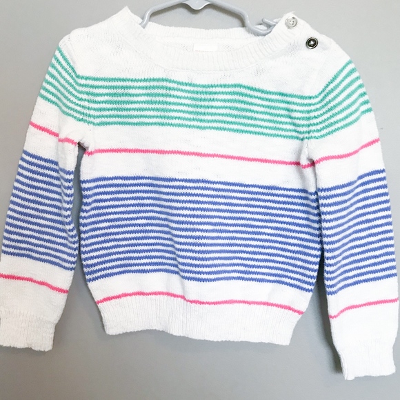 Gymboree | XS (4) Colorful Striped Sweater - Picture 1 of 2
